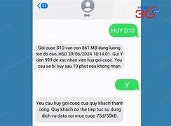 Cách Huỷ Gia Hạn Gói D10 Mobi